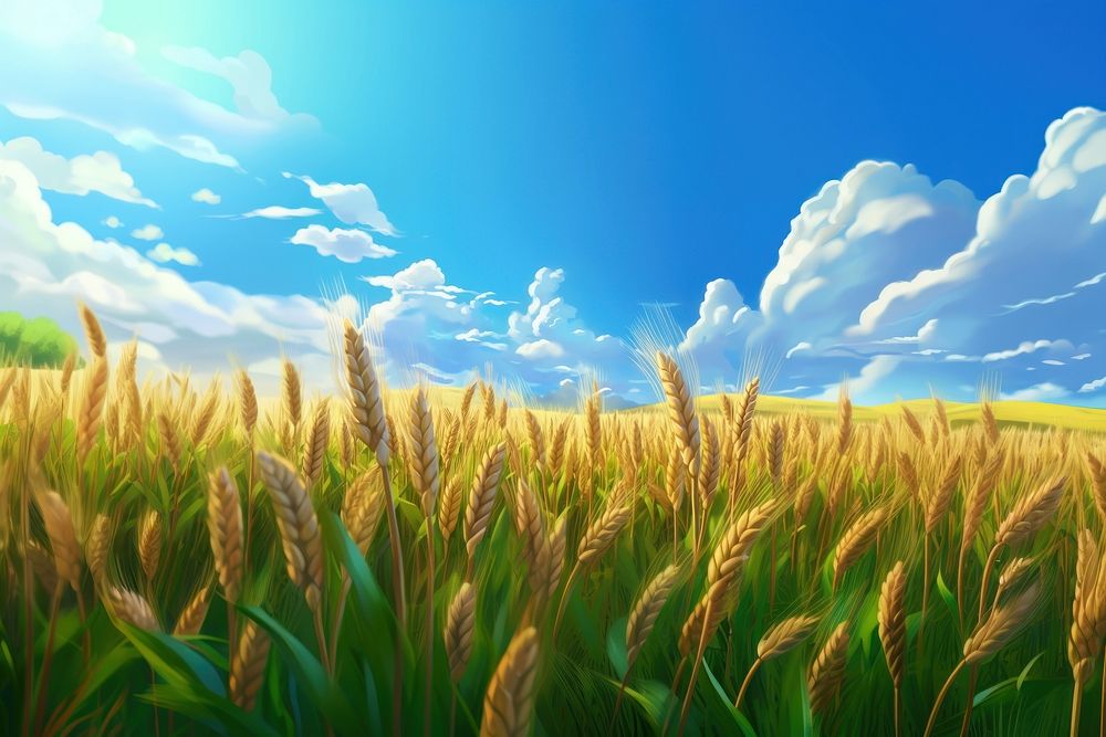 Summer field agriculture backgrounds. AI generated Image by rawpixel.