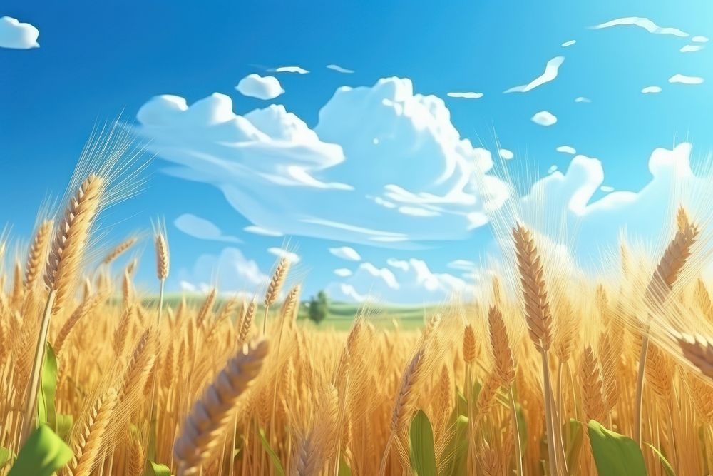 Field backgrounds landscape panoramic. AI generated Image by rawpixel.
