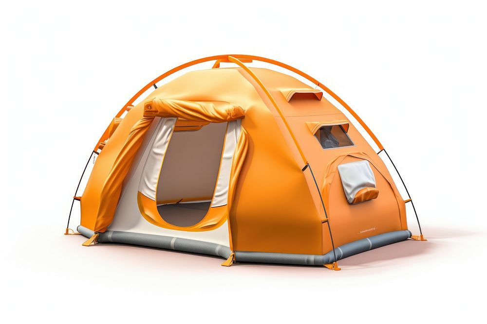 Tent camping white background recreation. AI generated Image by rawpixel.