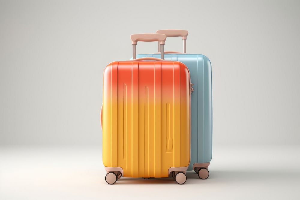 Suitcase luggage travel arriving. AI generated Image by rawpixel.