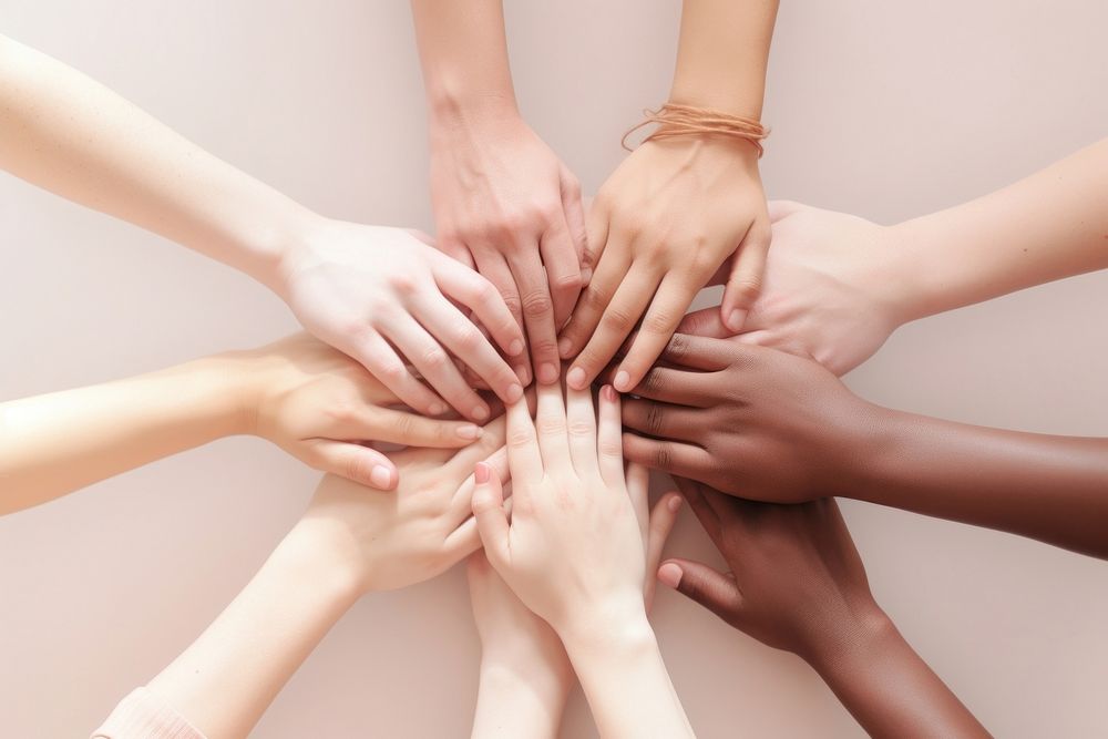 Hand adult togetherness cooperation. AI generated Image by rawpixel.