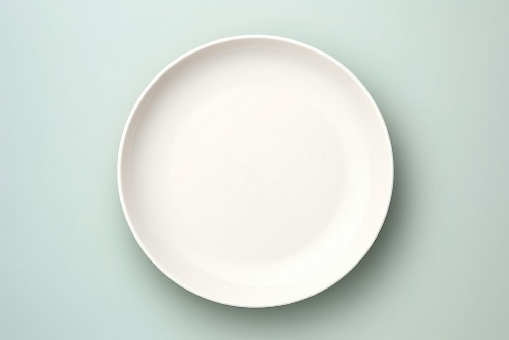 Porcelain platter plate white. AI generated Image by rawpixel.