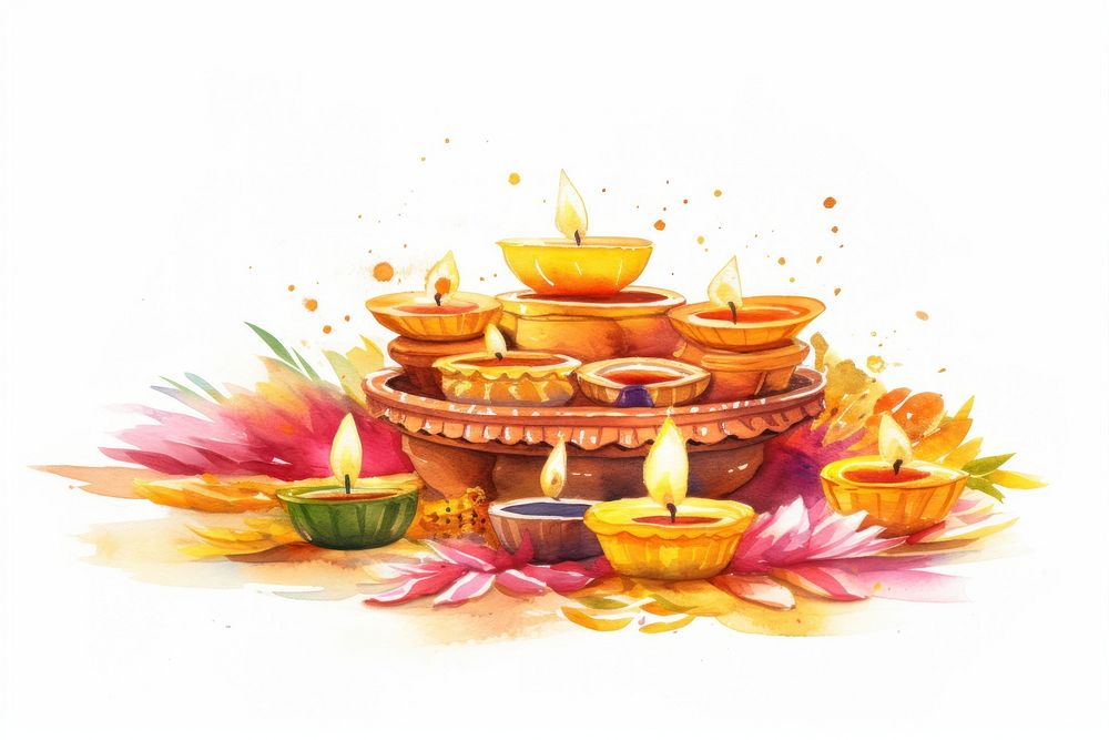 Dessert diwali food celebration. AI generated Image by rawpixel.