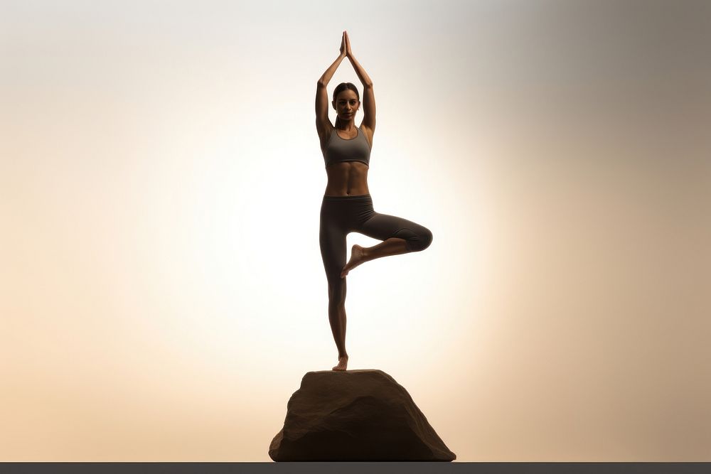Yoga sports adult flexibility. AI generated Image by rawpixel.