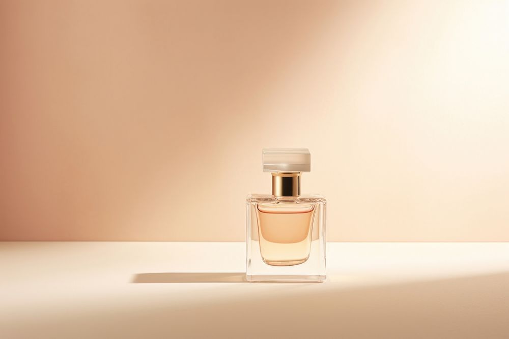 Perfume bottle cosmetics lighting. AI generated Image by rawpixel.
