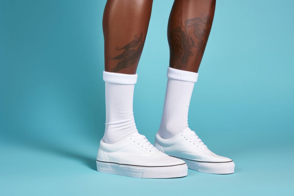 Shoe footwear sneaker white. AI generated Image by rawpixel.