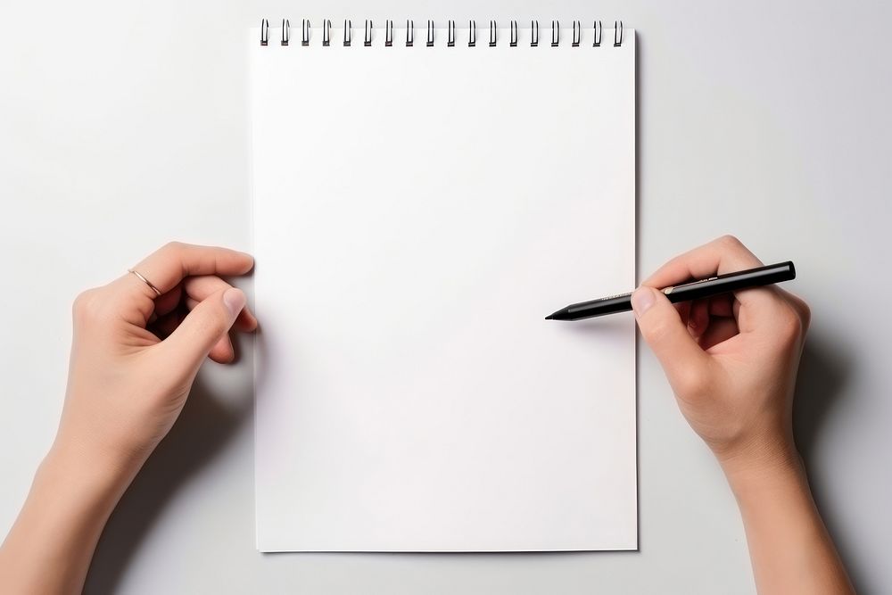 Writing sketch paper white. AI generated Image by rawpixel.