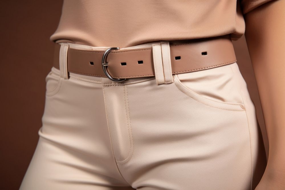 Belt buckle accessories midsection. AI generated Image by rawpixel.