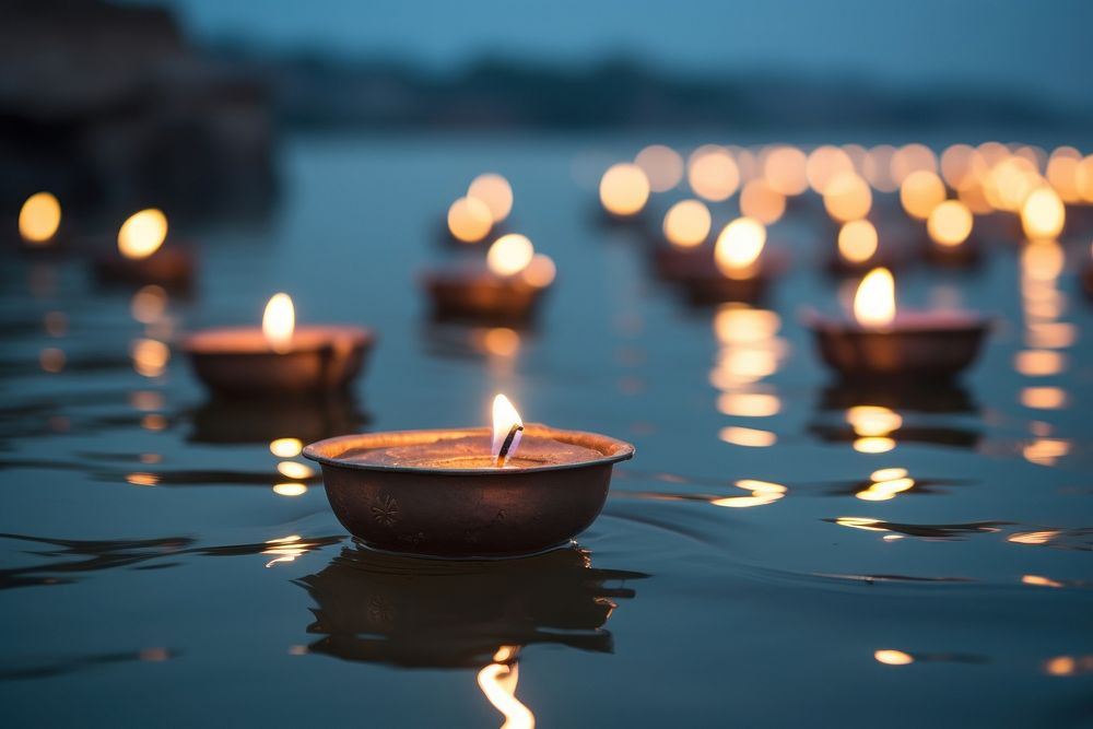 Candle light spirituality illuminated. 