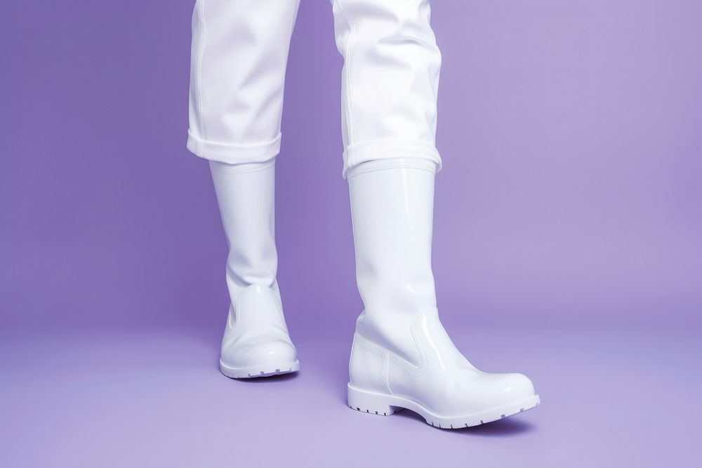 Shoe footwear pants white. AI generated Image by rawpixel.