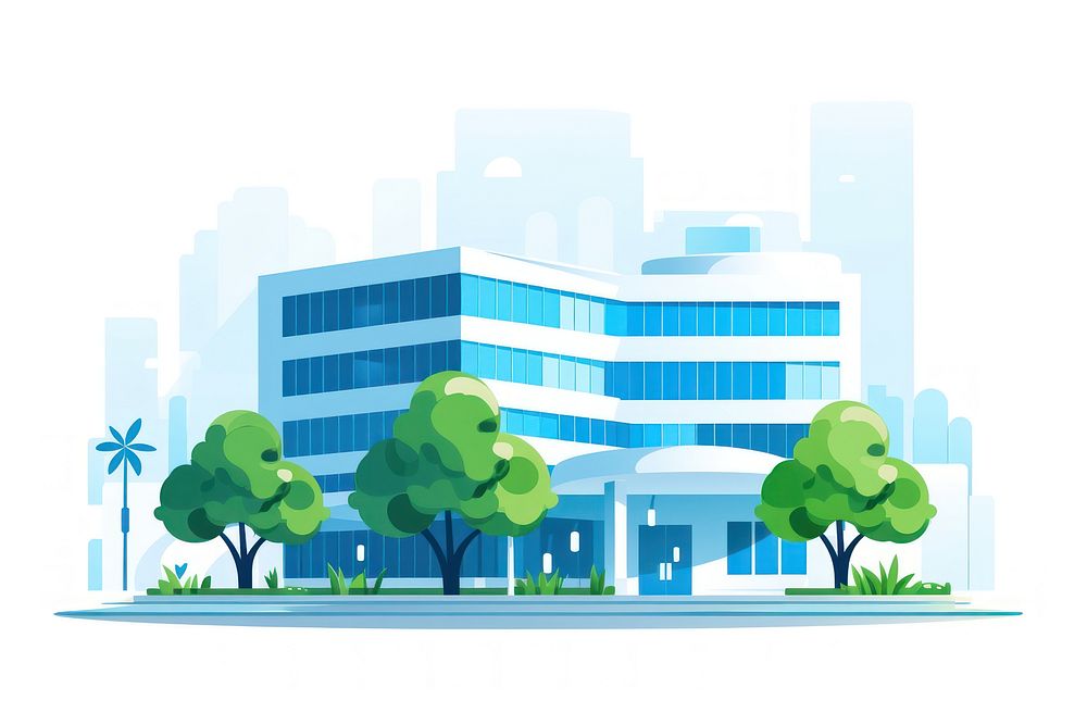 Architecture building outdoors city. AI generated Image by rawpixel.