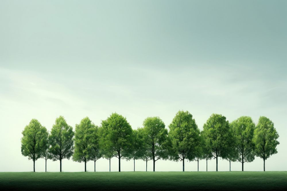 Nature green tree landscape. AI generated Image by rawpixel.