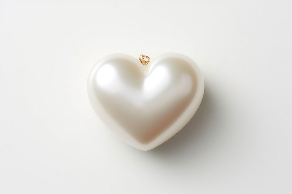 Jewelry locket heart pearl. AI generated Image by rawpixel.