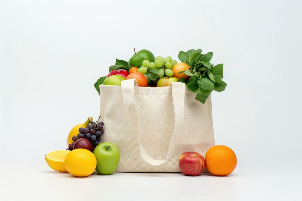 Fruit bag handbag organic. AI generated Image by rawpixel.