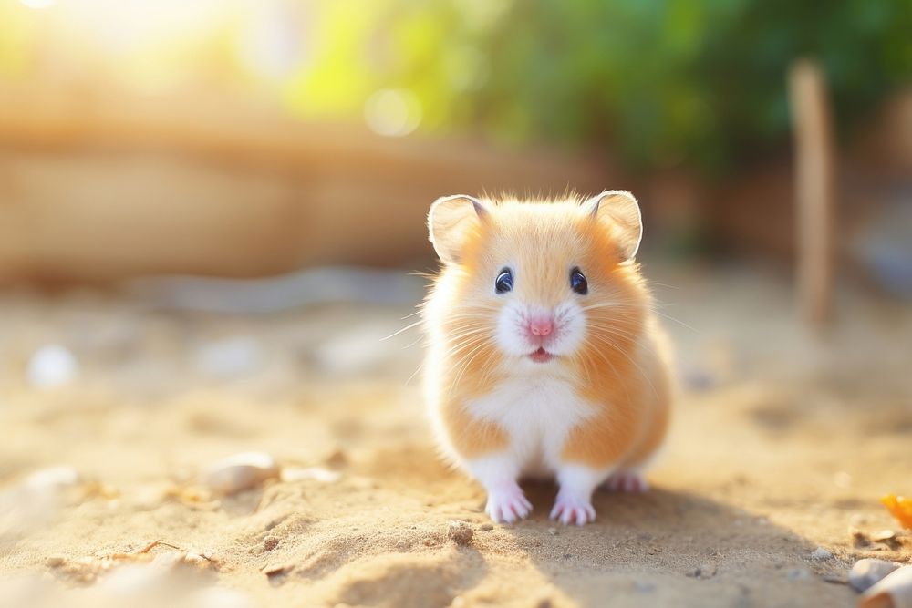 Hamster animal mammal rodent. 