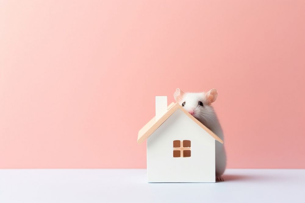 Animal mammal rodent house. AI generated Image by rawpixel.