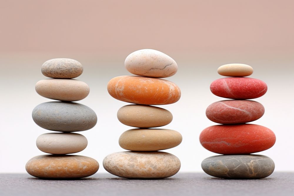 Pebble pill rock arrangement. AI generated Image by rawpixel.