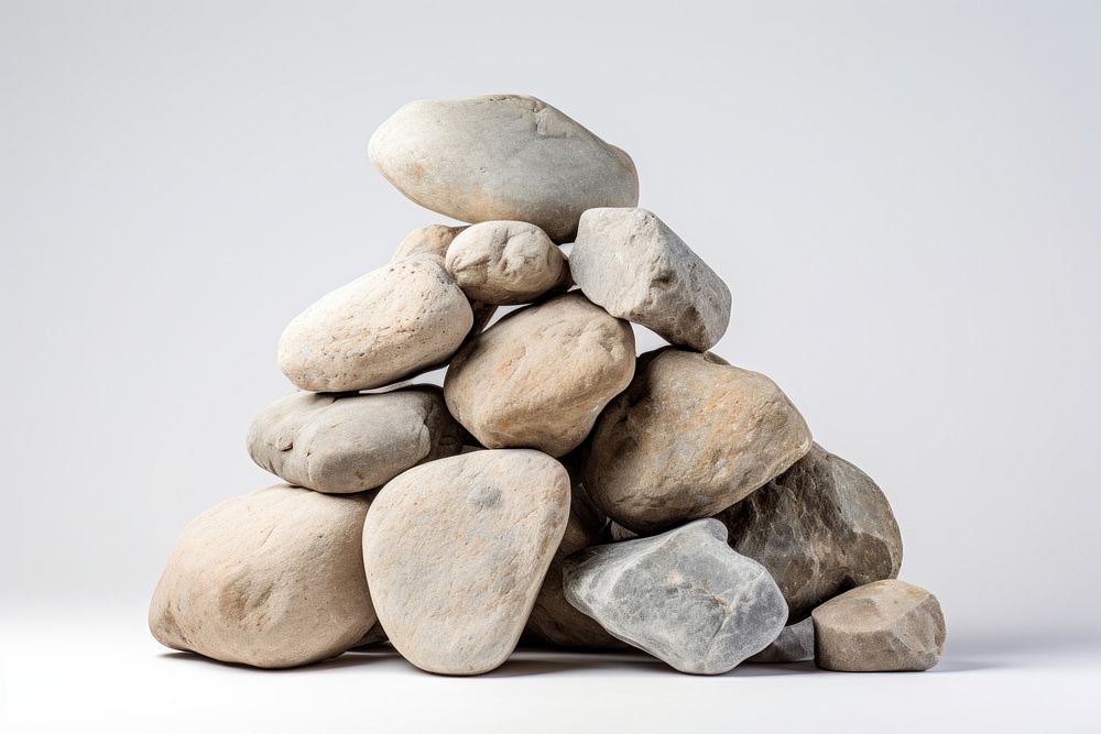 Rock pebble zen-like boulder. AI generated Image by rawpixel.