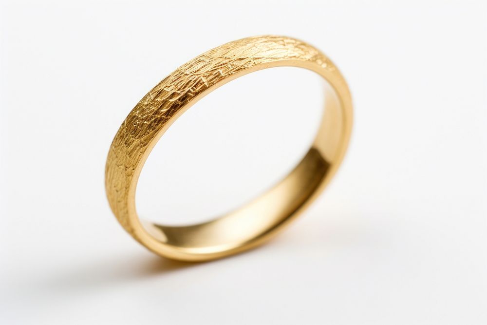 Ring jewelry gold white background. AI generated Image by rawpixel.