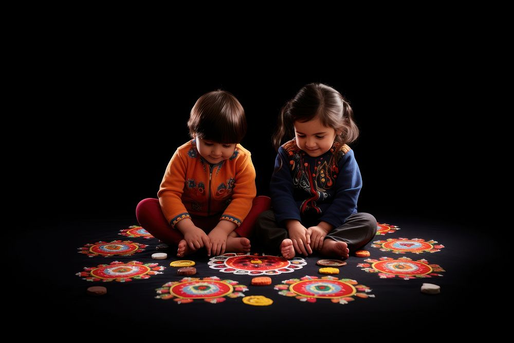 Gambling child game baby. AI generated Image by rawpixel.