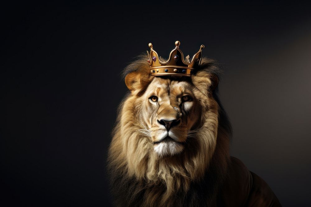 Wildlife animal mammal crown. AI generated Image by rawpixel.