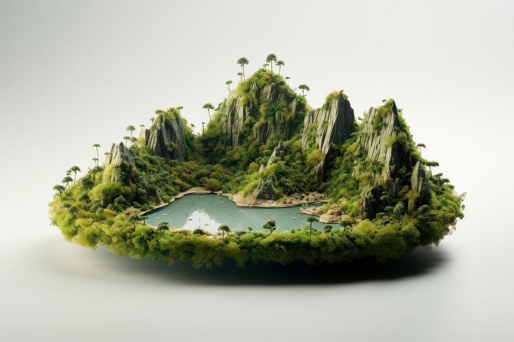 Rainforest outdoors nature plant. AI generated Image by rawpixel.