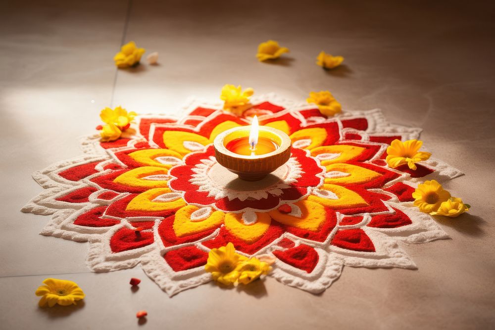 Festival diwali spirituality celebration. AI generated Image by rawpixel.