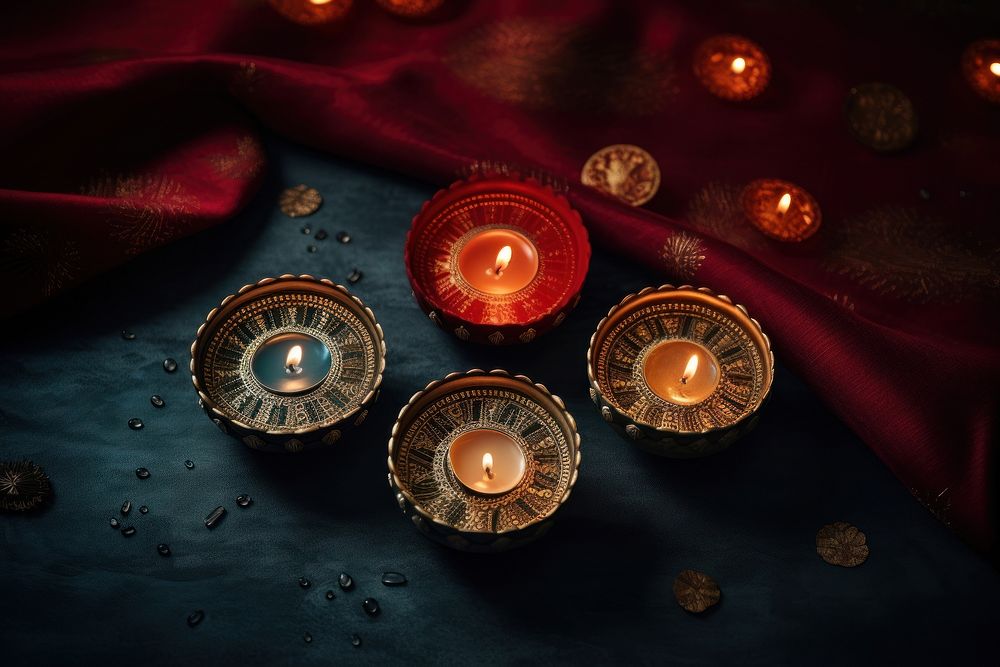 Jewelry candle circle light. AI generated Image by rawpixel.