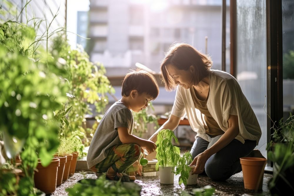 Garden gardening vegetable outdoors. AI generated Image by rawpixel.