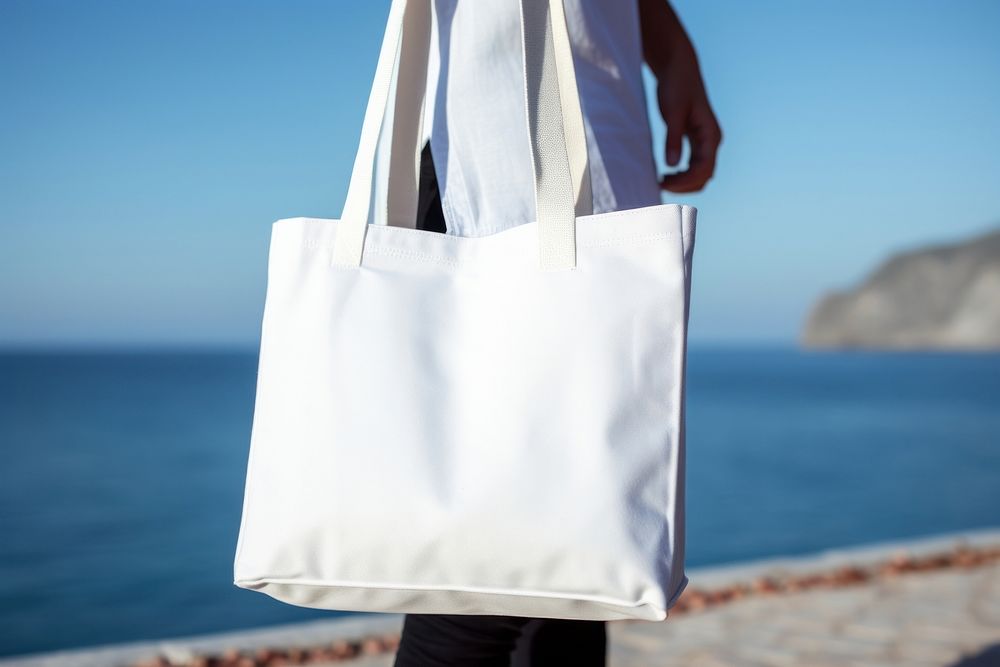 Bag handbag adult white. AI generated Image by rawpixel.