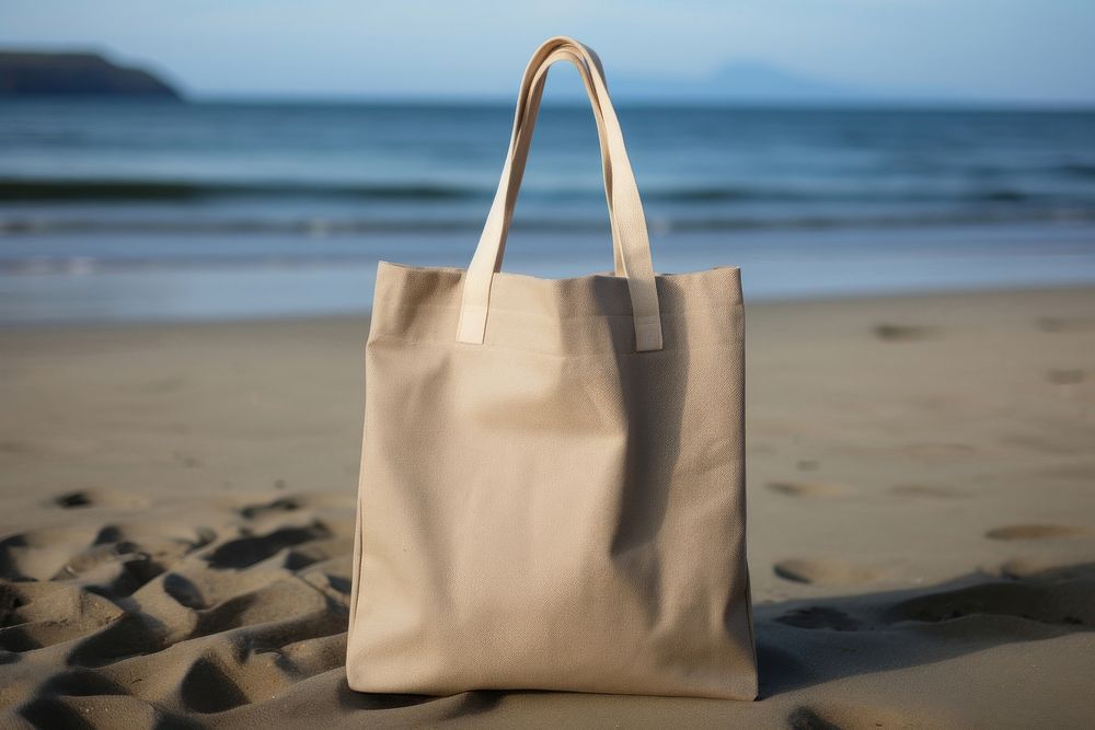 Bag handbag beach accessories. AI generated Image by rawpixel.