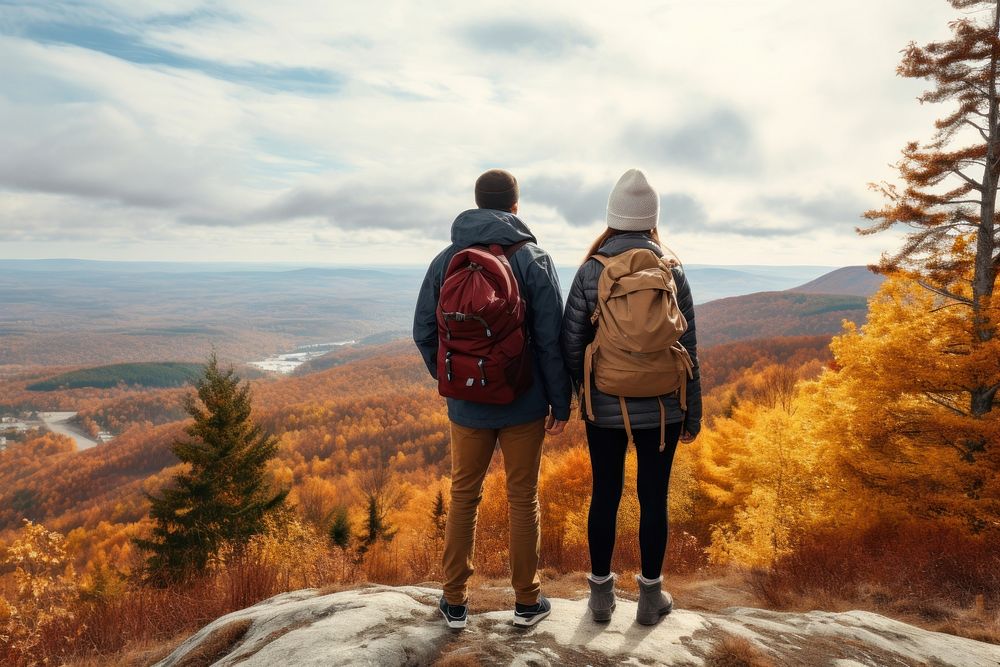 Backpacking adventure footwear outdoors. 