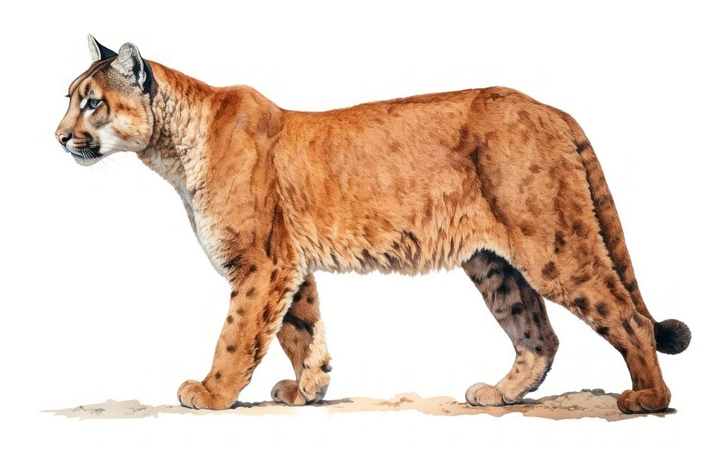 Wildlife cheetah animal mammal. AI generated Image by rawpixel.