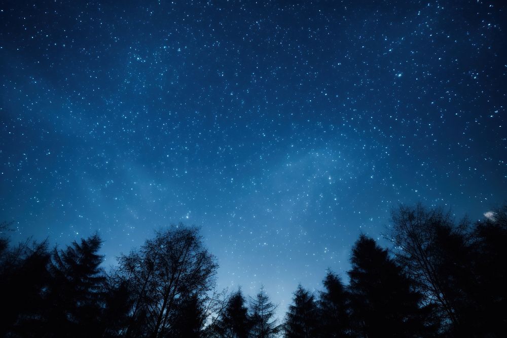 Nature night sky outdoors. AI generated Image by rawpixel.
