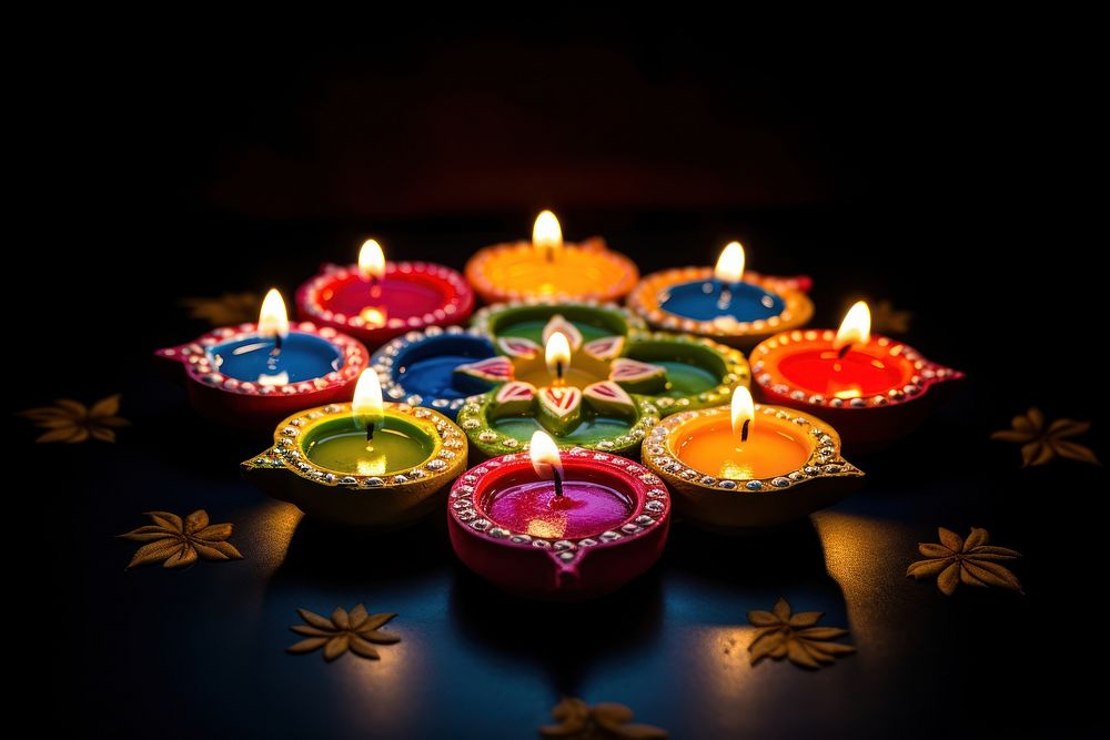 Candle diwali light spirituality. 