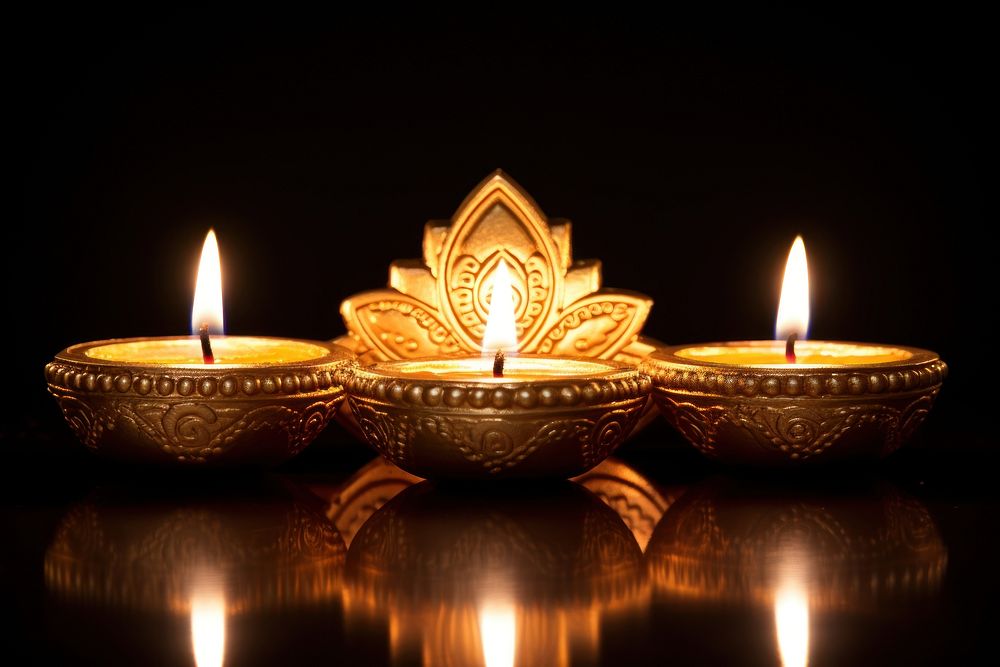 Candle diwali light spirituality. AI generated Image by rawpixel.