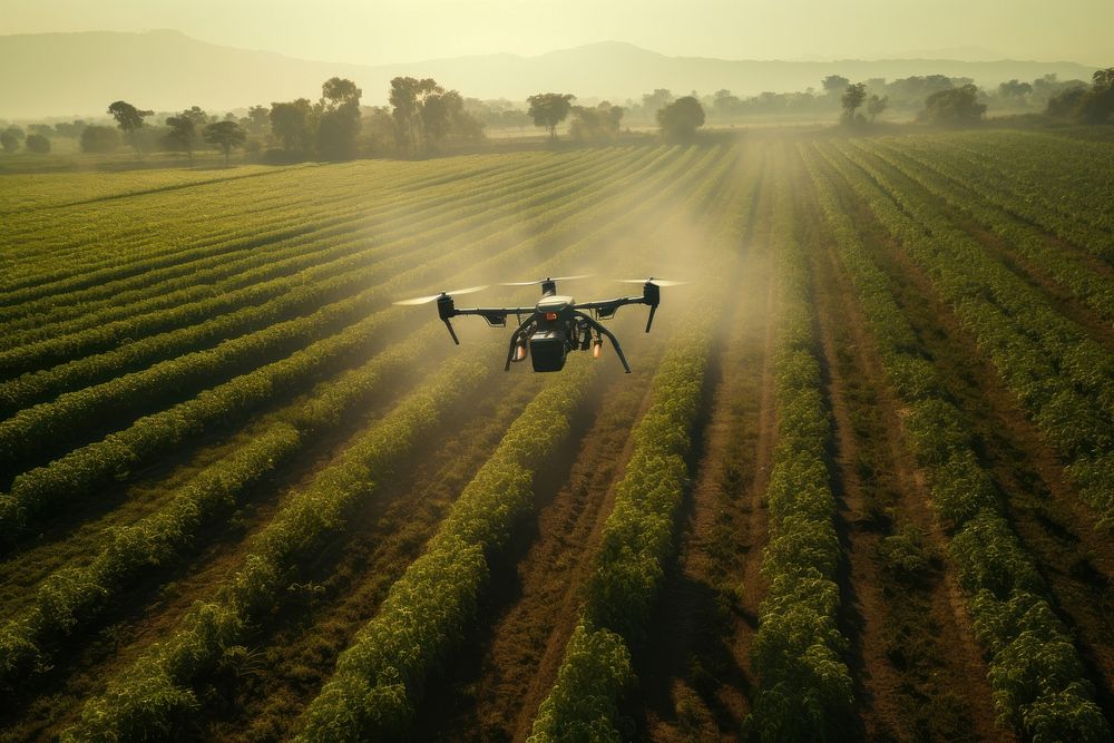 Agriculture helicopter aircraft outdoors. 