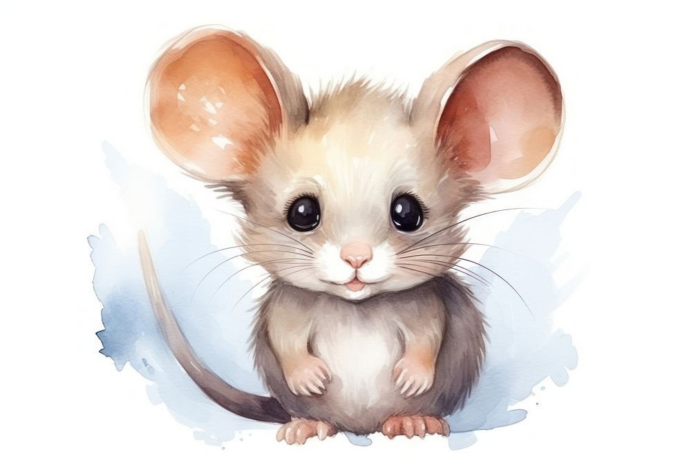 Rodent animal mammal mouse. AI generated Image by rawpixel.