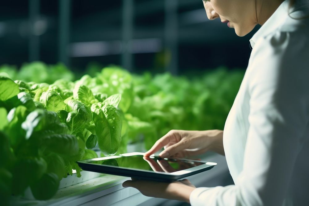 Computer plant farm agriculture. 