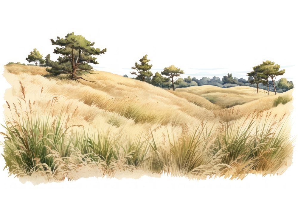 Grassland landscape outdoors savanna. AI generated Image by rawpixel.