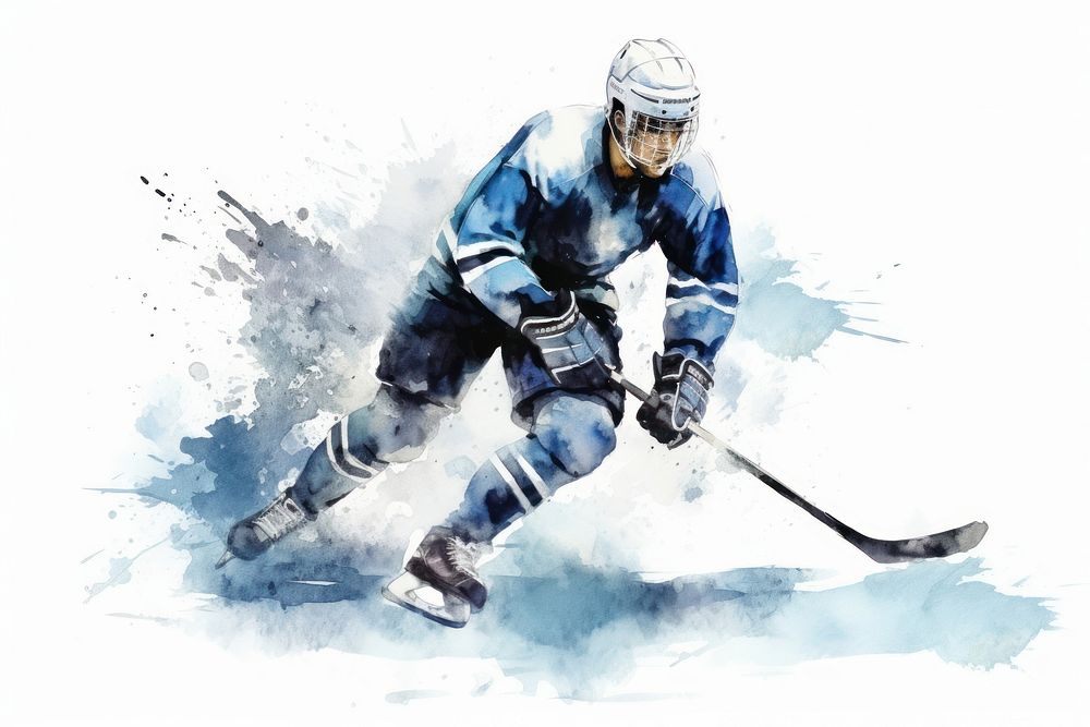 Hockey sports helmet competition. AI generated Image by rawpixel.