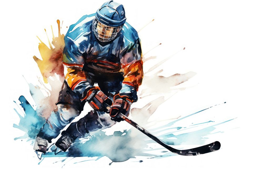 Hockey sports helmet adult. AI generated Image by rawpixel.