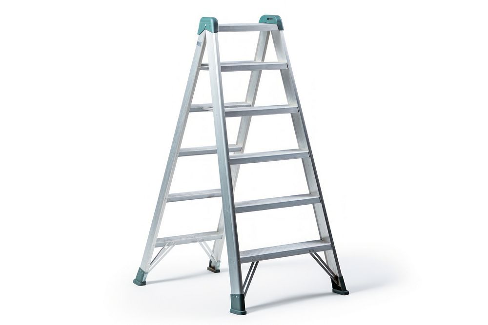 Ladder white background architecture furniture. AI generated Image by rawpixel.