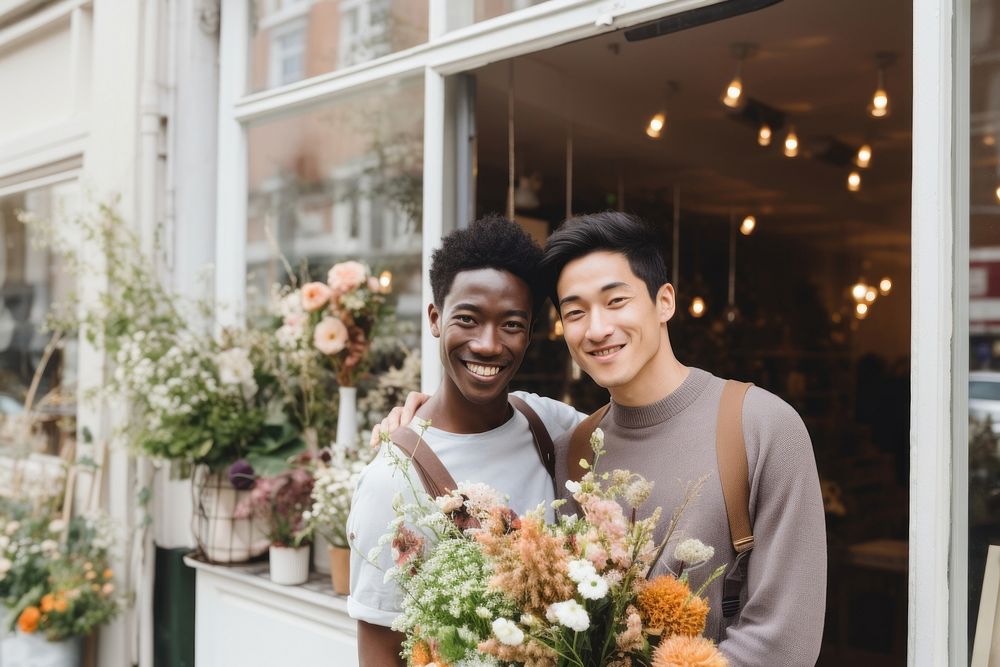 Standing wedding flower adult. 