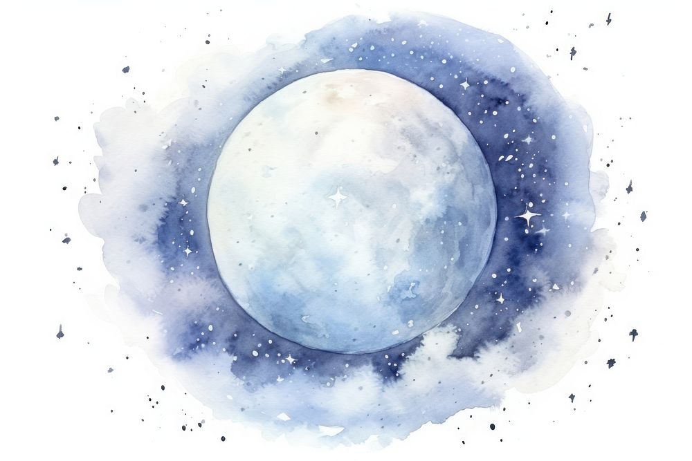 Moon astronomy outdoors sphere. AI generated Image by rawpixel.