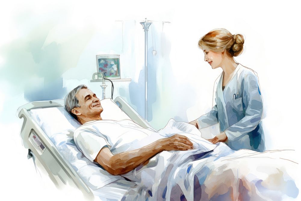 Hospital patient doctor clinic. AI generated Image by rawpixel.