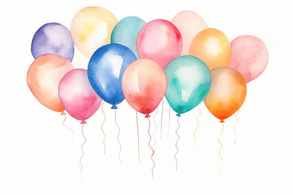 Balloon party anniversary celebration. AI generated Image by rawpixel.