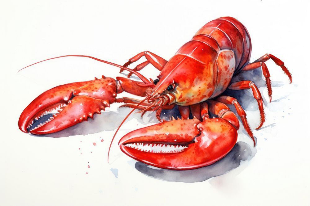 Lobster seafood animal invertebrate. AI generated Image by rawpixel.