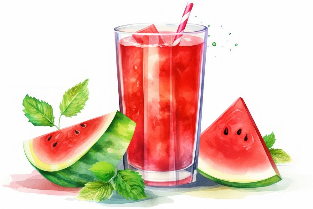 Juice melon watermelon cocktail. AI generated Image by rawpixel.