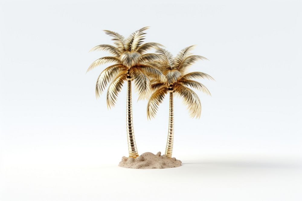 Tree plant white background palm tree. 